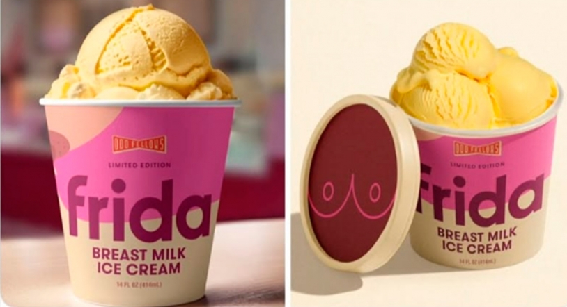 El helado que imita el sabor de la leche materna: ¿innovación o provocación?