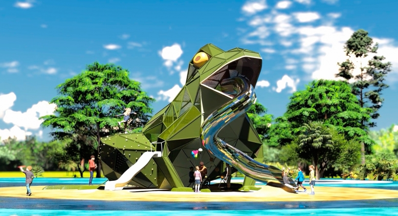Renaturalización del parque Würzburg con más verde, agua y nuevos espacios de ocio