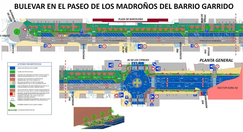 Salamanca convertirá el paseo de los Madroños en un bulevar con más zonas verdes y espacios para vecinos