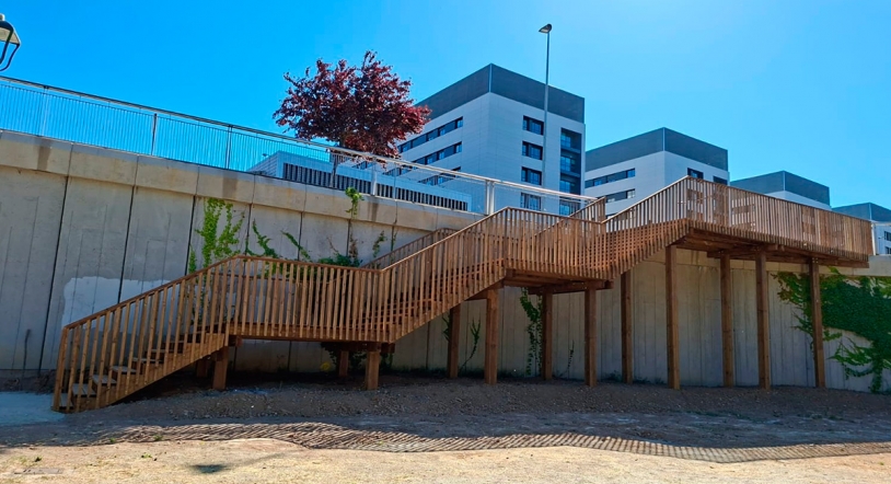 El Hospital de Salamanca estrena un acceso directo a la ribera del Tormes y a Huerta Otea