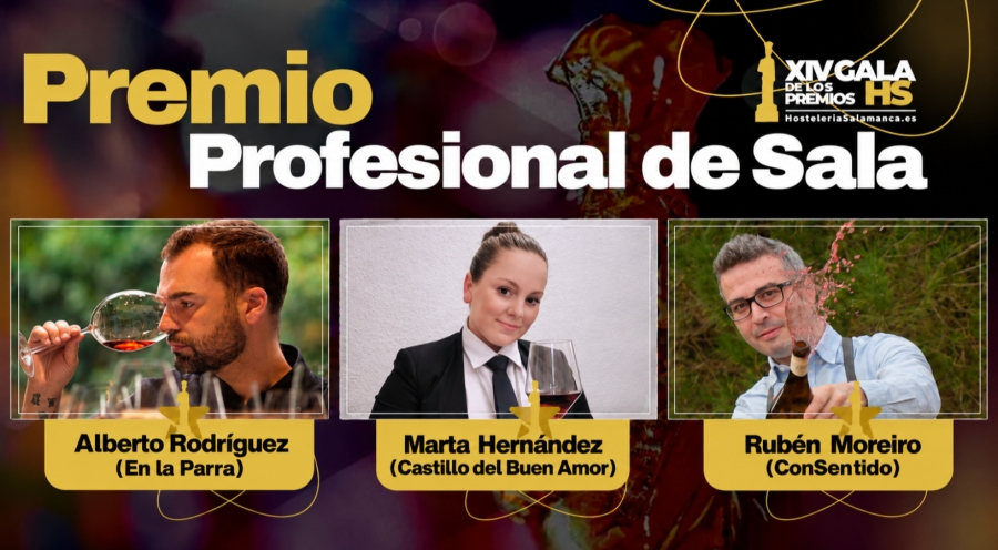 Los Premios de HosteleríaSalamanca.es 2026 a fondo: Profesional de Sala