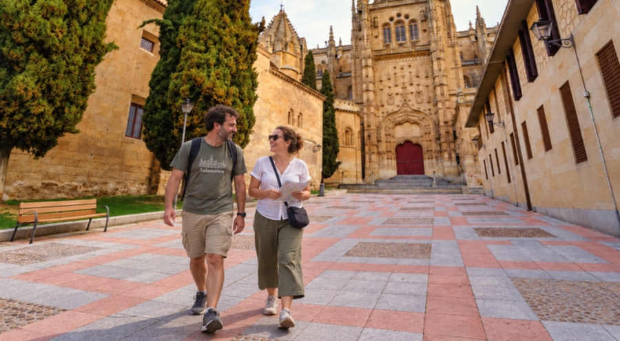 Agosto ha sido el mejor mes de la historia para el turismo de Salamanca