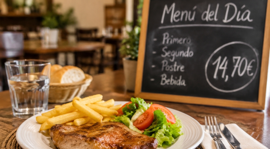 Comer de menú ya no cuesta lo mismo: los precios en diferentes puntos de España
