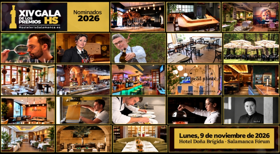 Las votaciones de los Premios HosteleríaSalamanca.es 2026 cerrarán el 4 de noviembre a las 12 horas: vota aquí