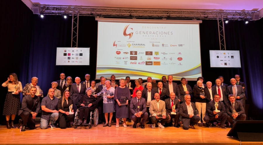 Emoción y homenajes en el Primer Encuentro de Generaciones Hosteleras de Salamanca
