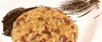 Arroz cremoso de chipirón con cebolleta