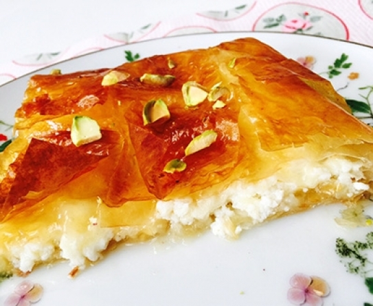 Muttabaq (pastel de ricota palestino)