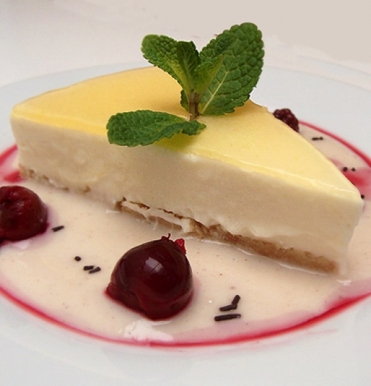 Tarta fácil de melocotón