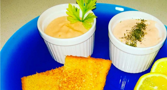 Patés Fit, de salmón y de atún