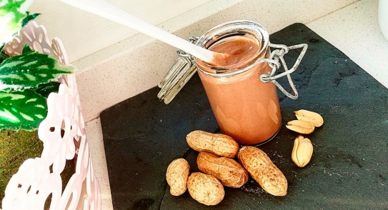 Crema de cacahuete y cacao