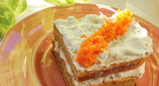 Tarta de zanahoria FIT