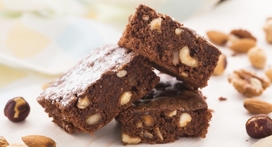 Brownie de Avellanas
