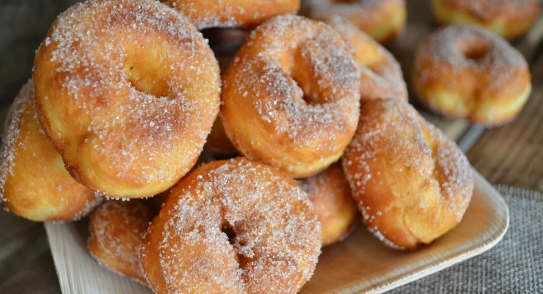 Rosquillas de leche condensada