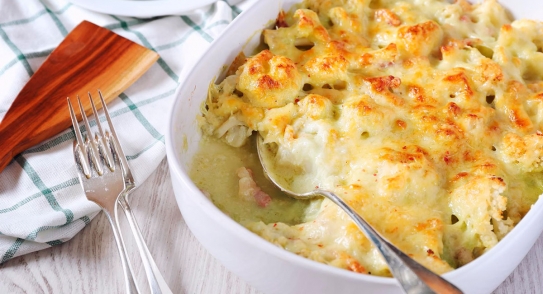 Coliflor con bechamel