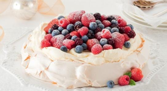Pavlova (tarta Australiana para Navidad)