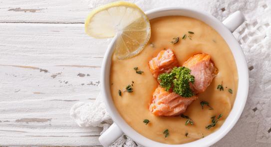 Crema navideña de ahumados