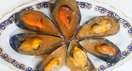 Mejillones en salsa tradicional