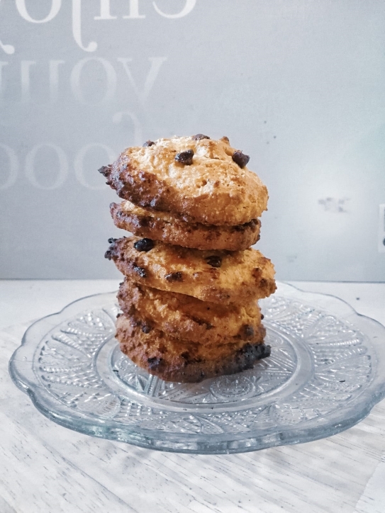 Galletas de almendra y chocolate