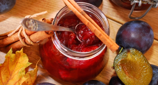 Mermelada de Ciruelas con un toque de canela