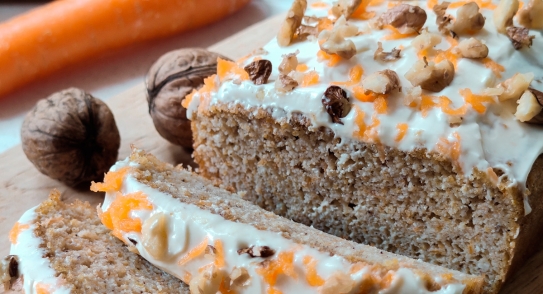 Receta de Carrot cake (tarta de zanahoria) sin gluten