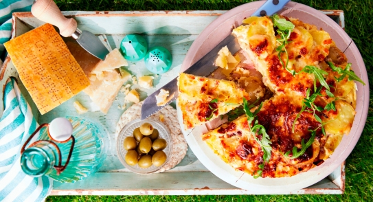 Frittata de parmesano