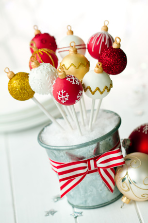 Cake pops navideños