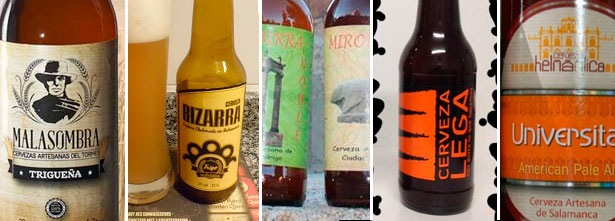 Cervezas artesanales de Salamanca