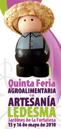 Cartel promocional de la V Feria Agroalimentaria de Ledesma
