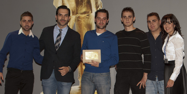 Mario Sandoval y Fran Vicente en los Premios Hosteleriasalamanca 2012
