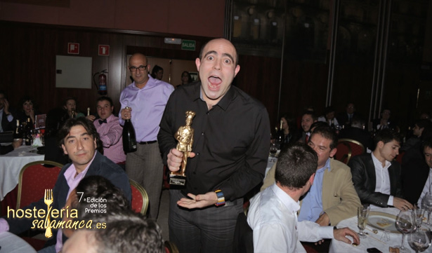 Helio Flroes en los Premios Hosteleriasalamanca.es 2013