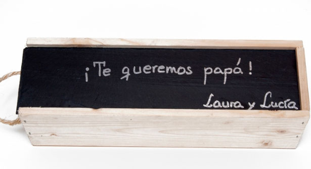 Caja de pizarra de regalo