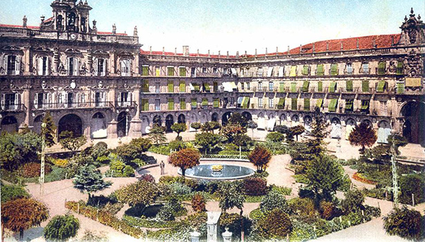Plaza Mayor foto antigua de Salamanca