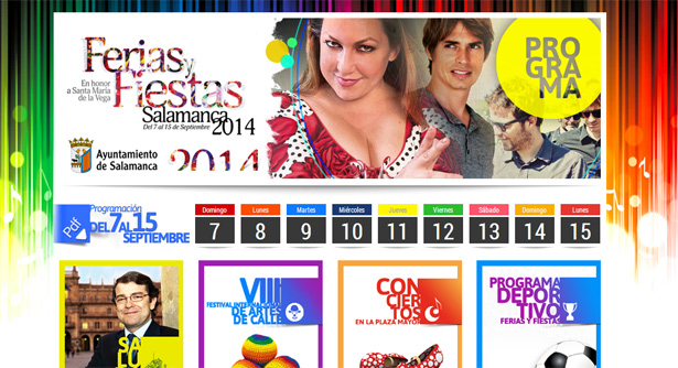 programa ferias y fiestas Salamanca 2014