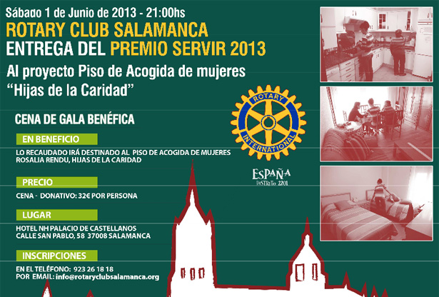 Cena benéfica Rotary Club Salamanca